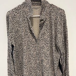 Victoria’s Secret Cheetah Print Pajamas with Black Lace